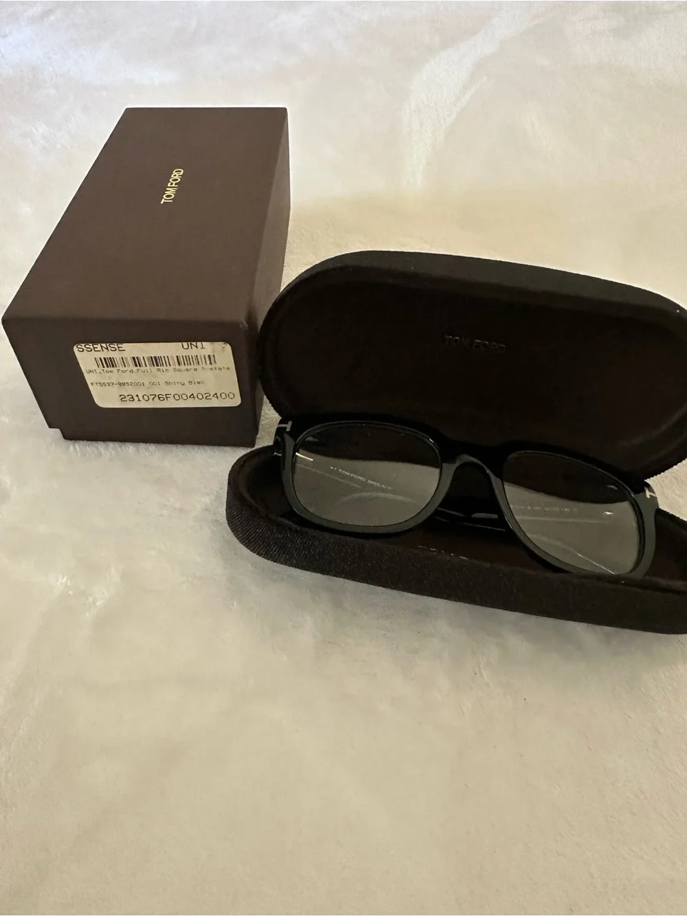 Tom Ford Black Square Sunglasses